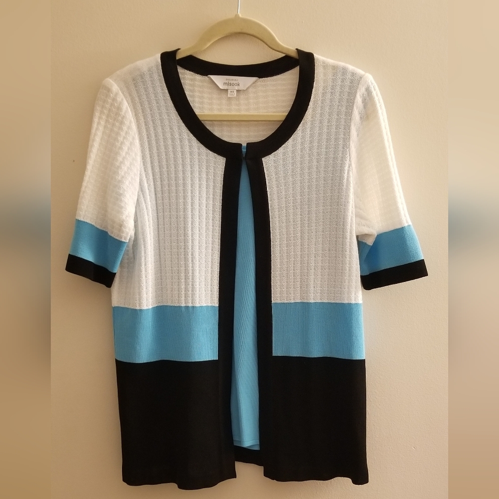 Misook Twin Cardigan Set Sz XS